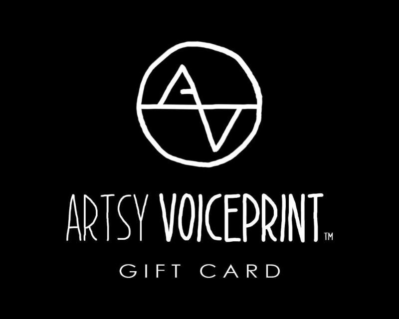 Electronic Gift Card - Artsy Voiceprint Gift