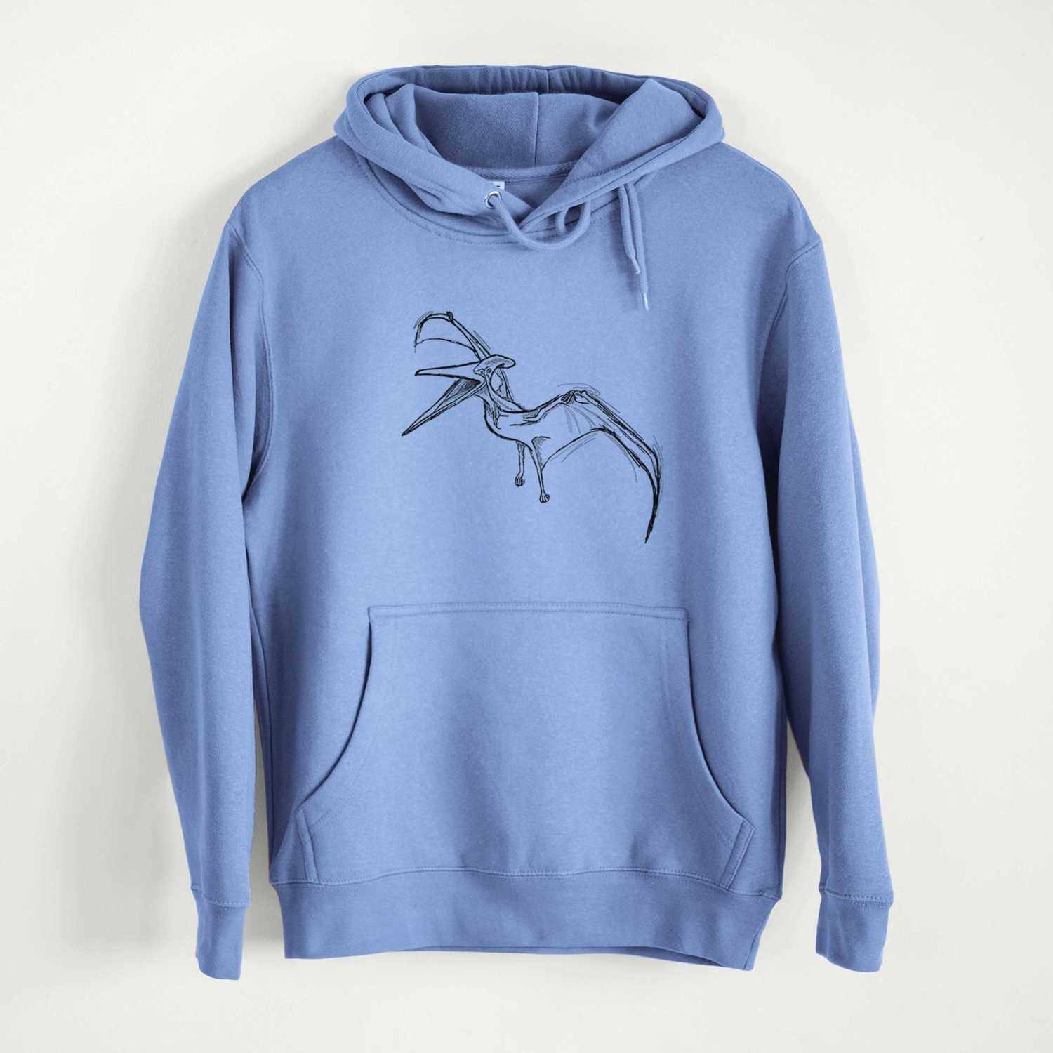 Pteranodon Longiceps - Mid-Weight Unisex Premium Blend Hoodie