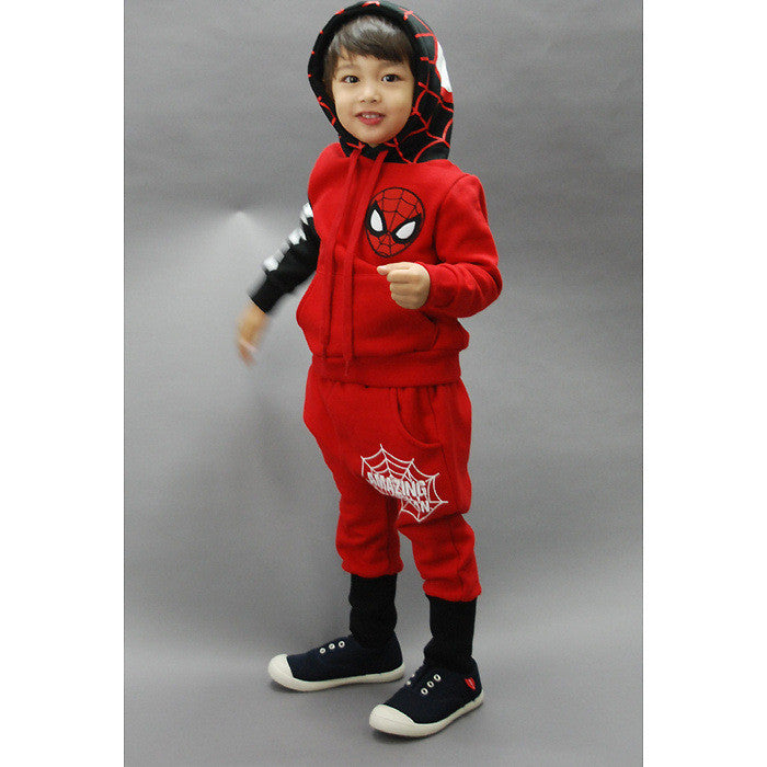 New Spring Spider-Man Costume for Kids - Unisex Children's Suit