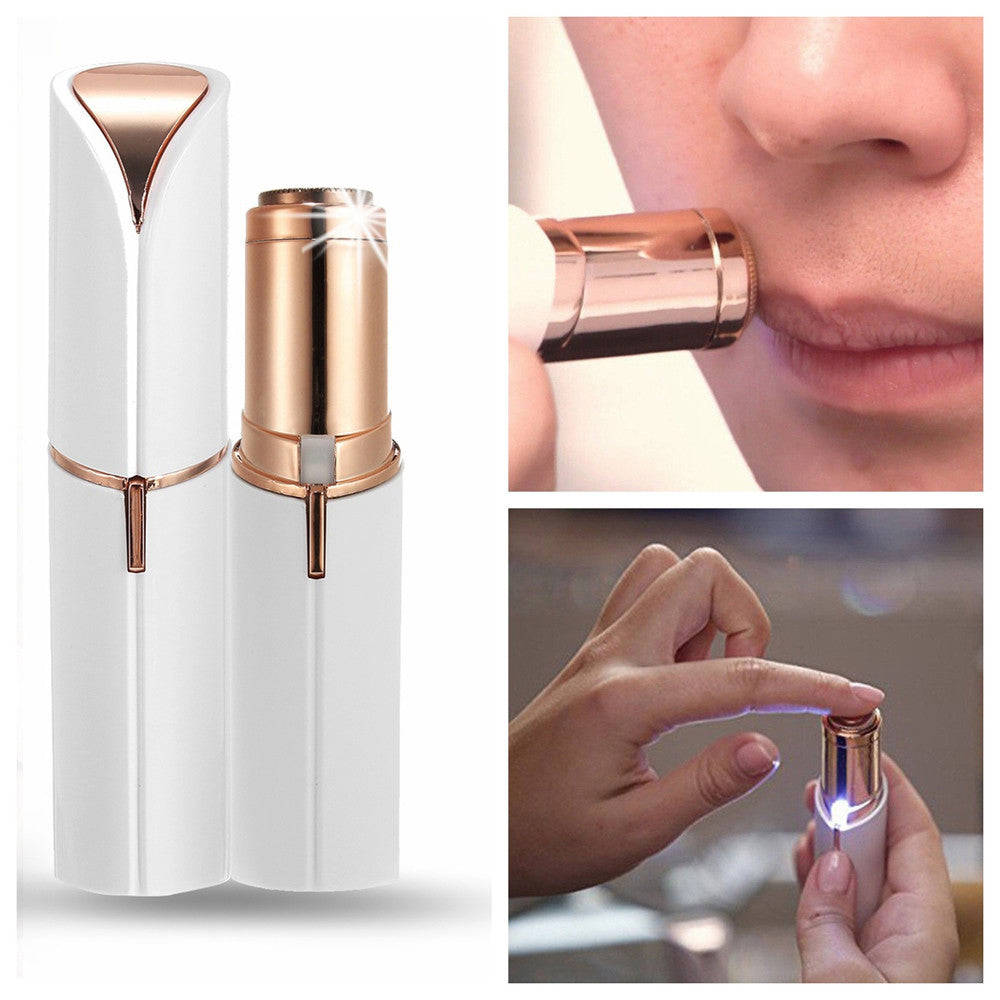 Electric Facial Hair Remover Shaver - Mini Painless Beauty Tool for Women