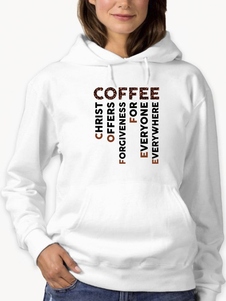Christian Coffee Acronym Hoodie for Women - GoatDeals Designs