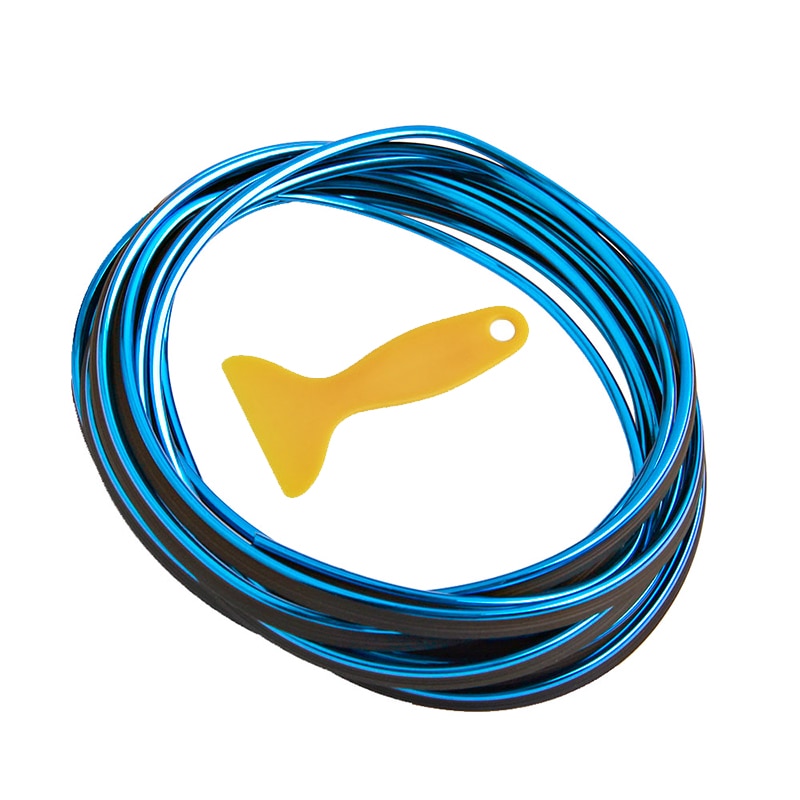 5M Universal Car Interior Decorative Moulding Strip for Dashboard & Door Edge