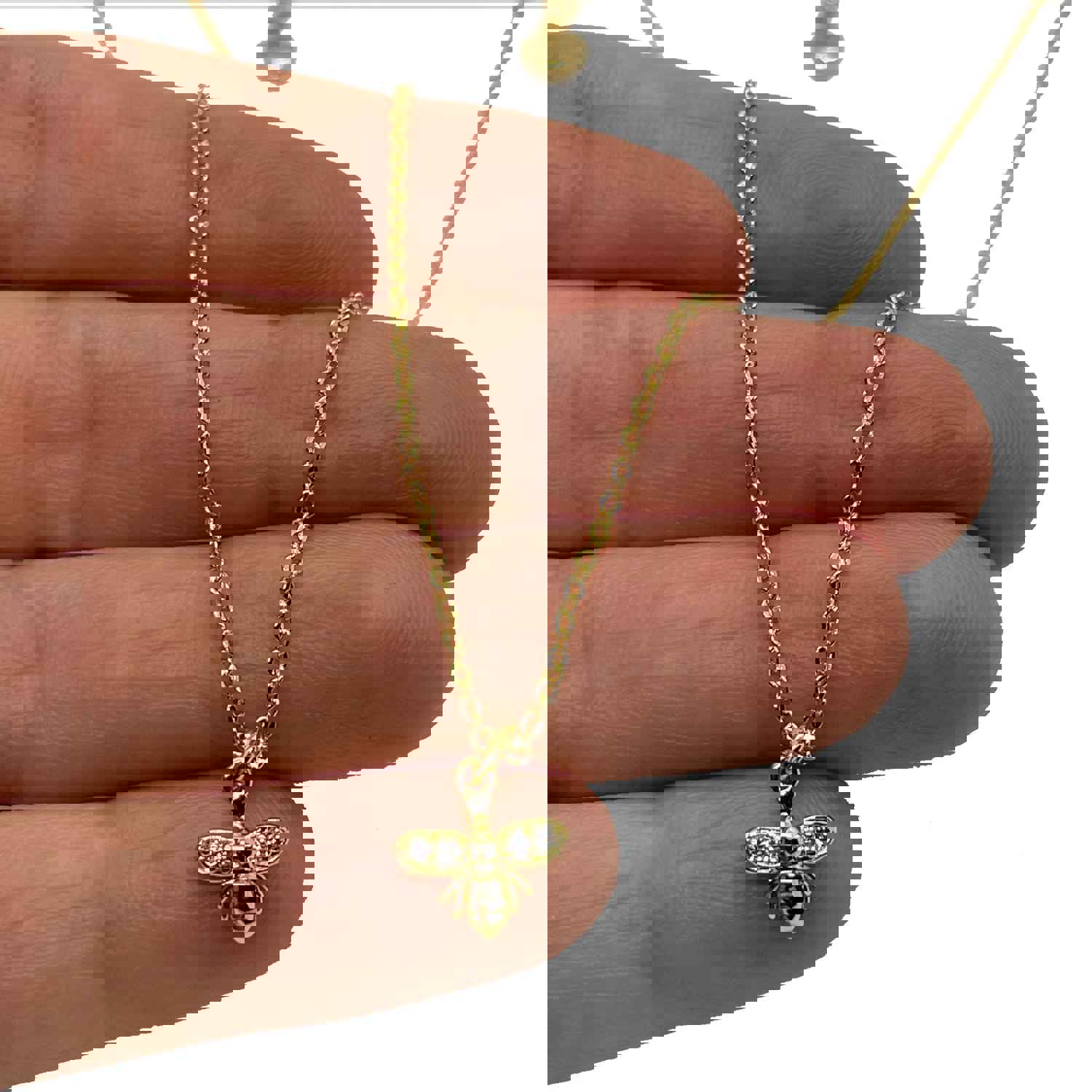 Beelieve Necklace - 24k Gold Filled Bee Charm for Wealth & Luck