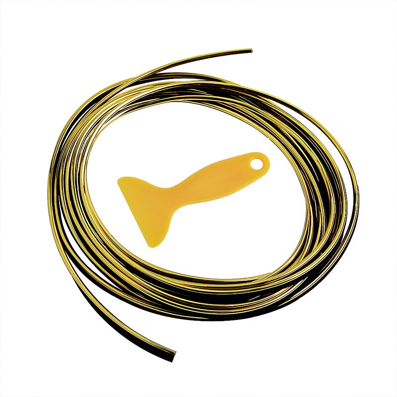 5M Universal Car Interior Decorative Moulding Strip for Dashboard & Door Edge