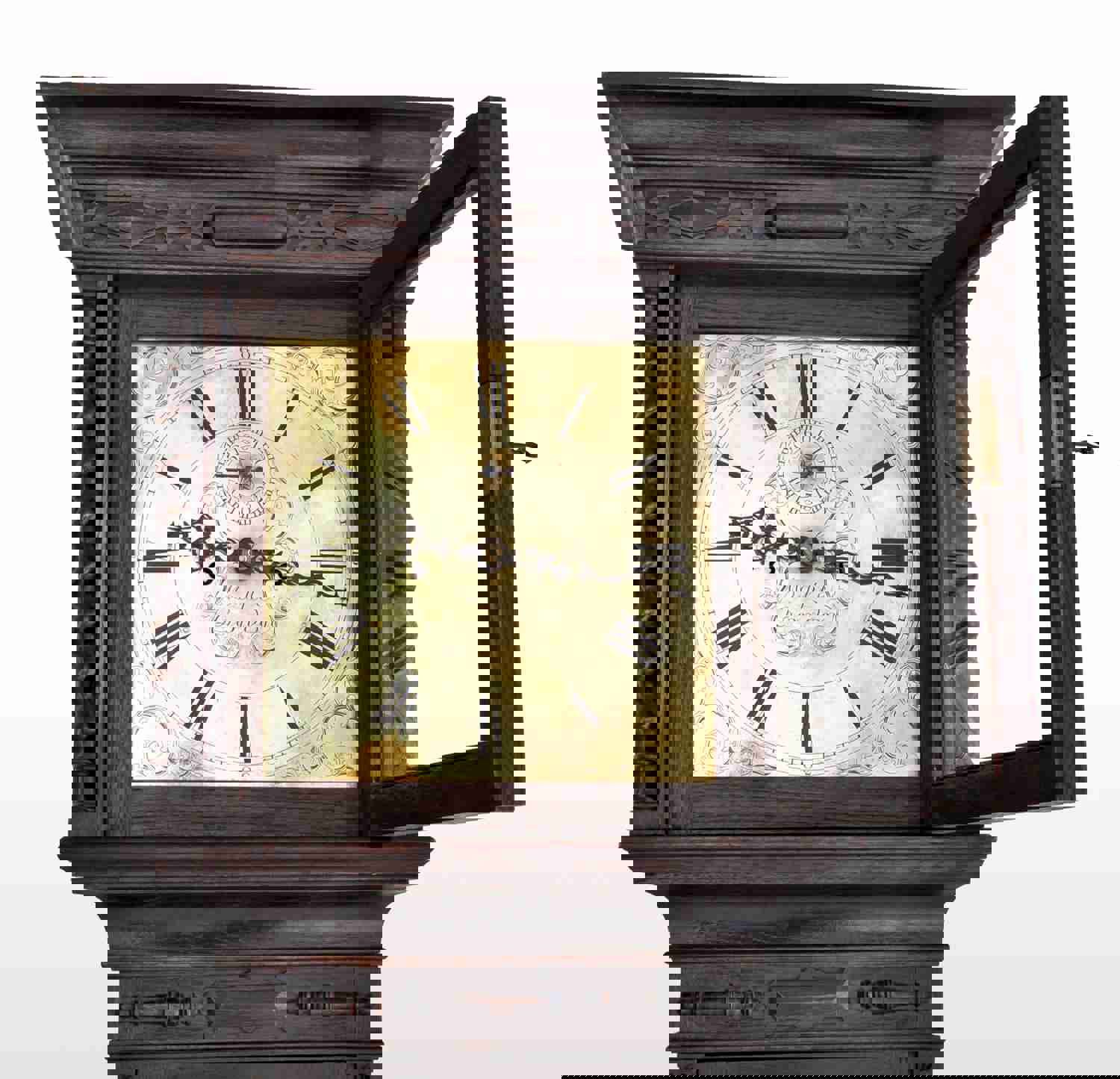 Antique English Arts & Crafts 8-Day Longcase/Grandfather Clock by Maple of London, circa 1890