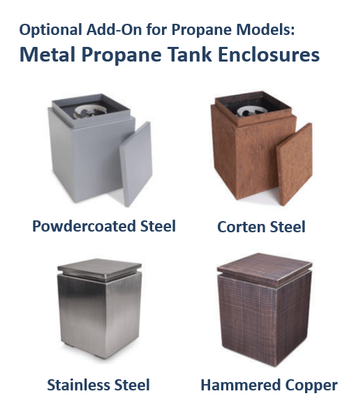 The Outdoor Plus Quad Copper Fire Pit with Free Cover