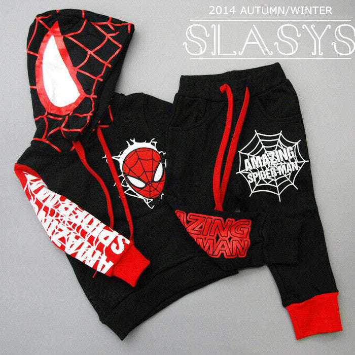 New Spring Spider-Man Costume for Kids - Unisex Children's Suit
