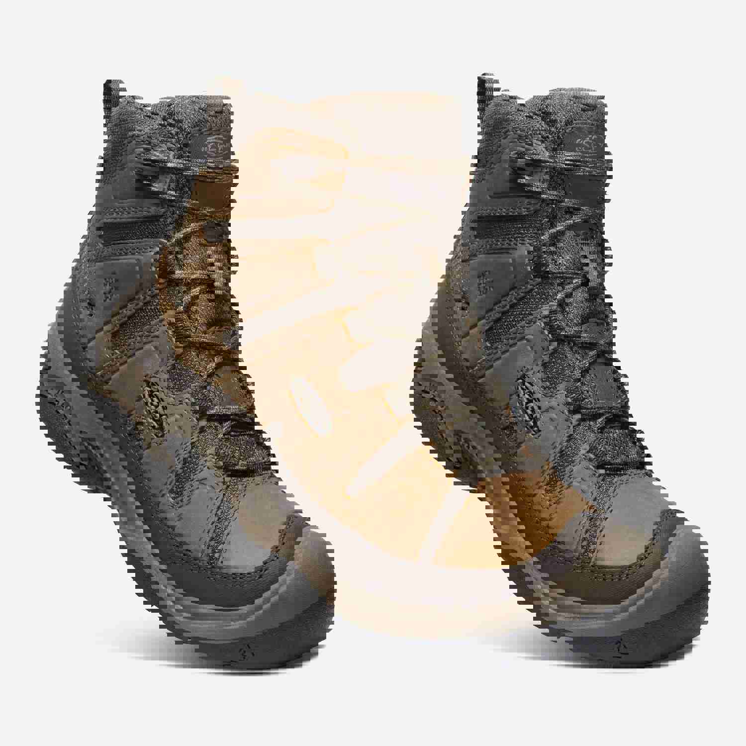 Men's Keen Circadia Waterproof Boot - Bison/Brindle (WIDE WIDTH)