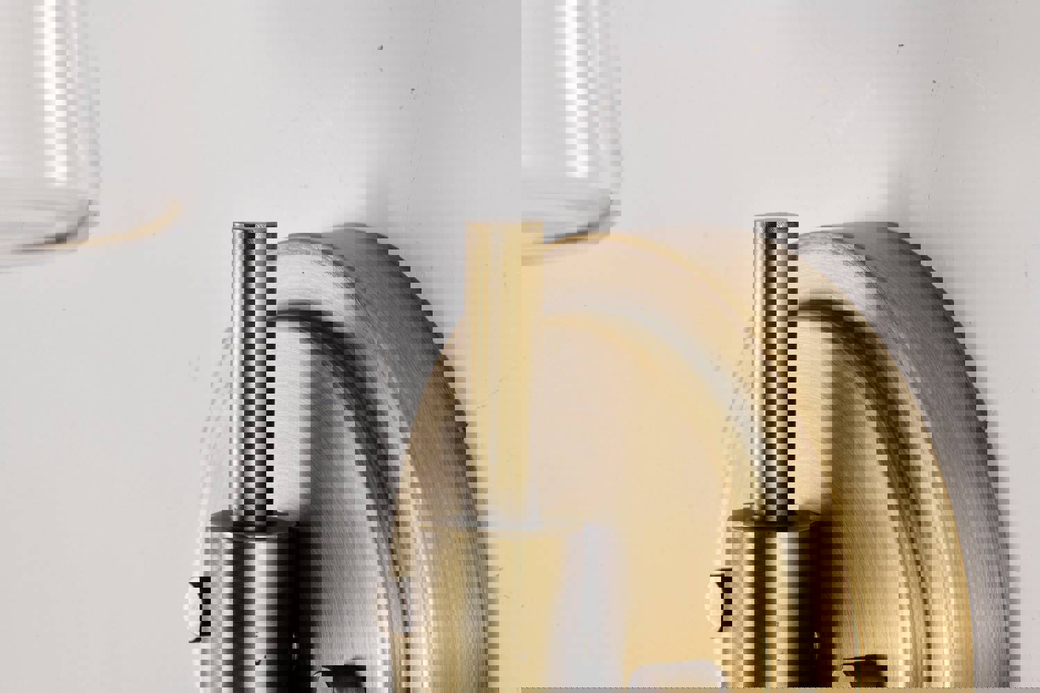 SATCO/NUVO Brookside 1 Light Sconce Vintage Brass Finish Clear Glass (60-7881)