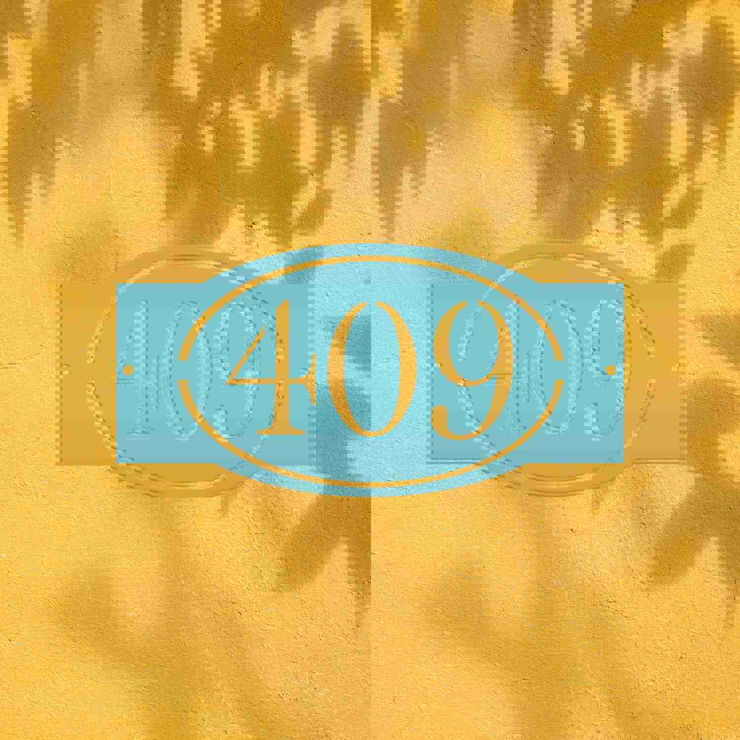 Personalized House Number Metal Sign - Custom Address Plaque - Wedding & Housewarming Gift