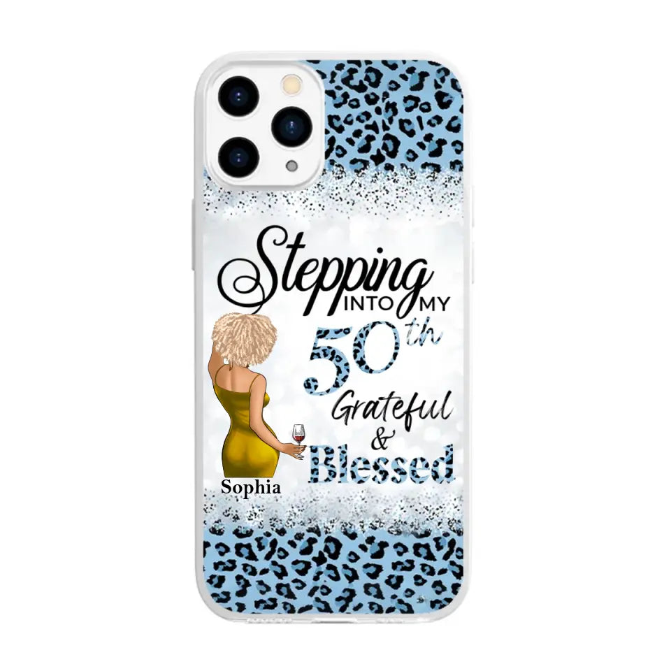 Personalized Clear Phone Case - 50th Birthday Gifts For Her