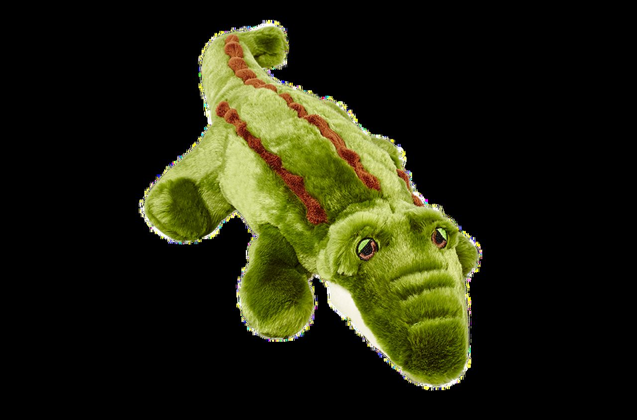 Fluff & Tuff Georgia Gator Dog Toy - Ultra-Plush and Durable Playtime Companion
