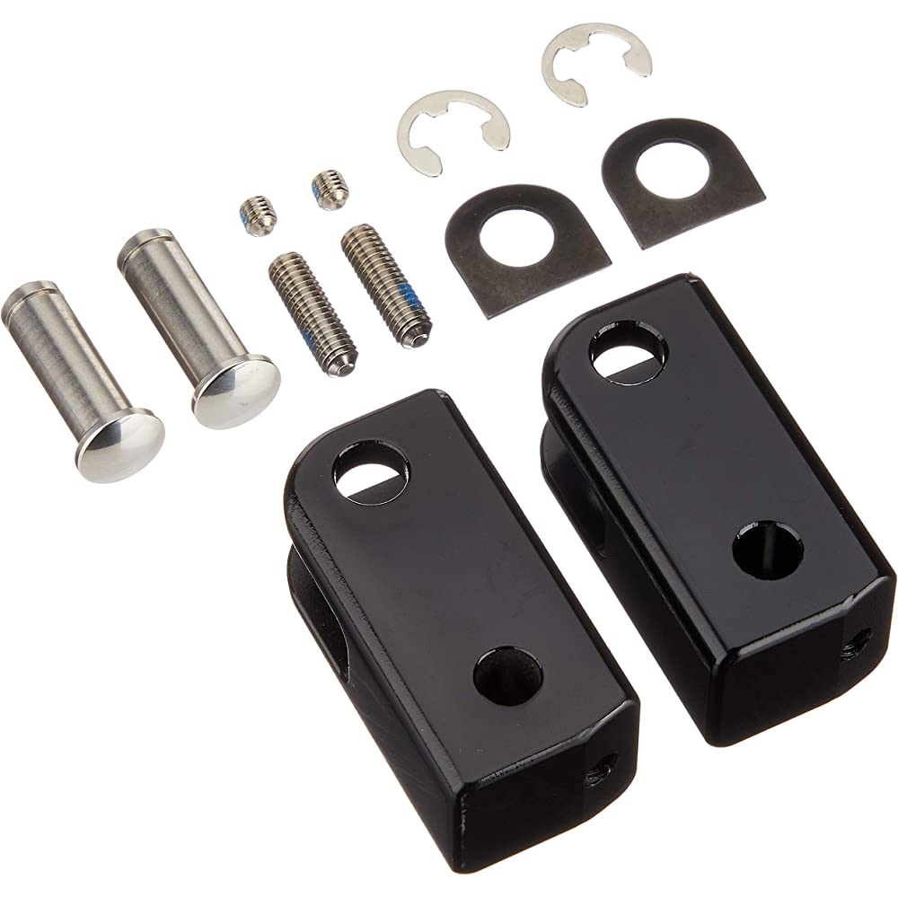 Kijima (KIJIMA) Motorcycle Bike Parts Step Up Bracket 35mm Offset Left and Right Set Bolt/R-Spec (14-) Steel Black Finish YAMAHA 213-1881
