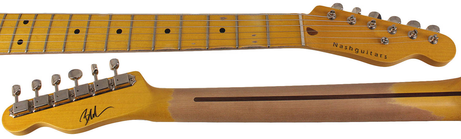 Nash T-57 Guitar in Fiesta Red with Light Aging