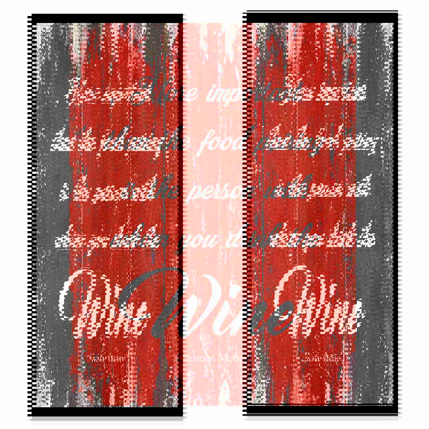 Christian Moueix Quote Canvas Print - Black Framed Wall Art for Home & Office Decor
