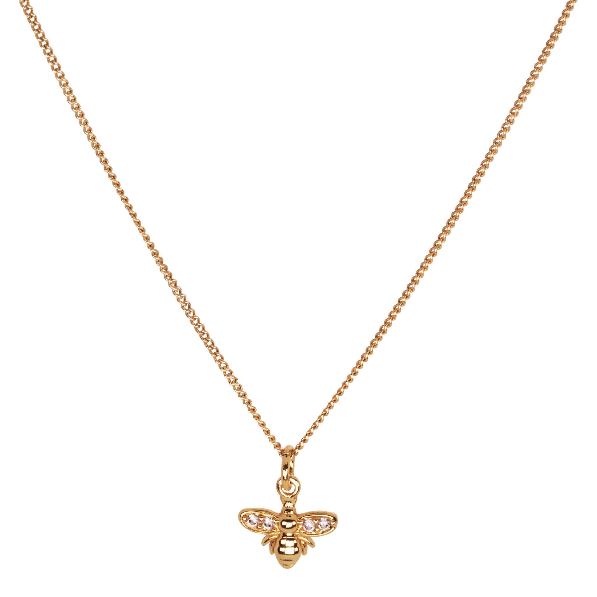 Beelieve Necklace - 24k Gold Filled Bee Charm for Wealth & Luck