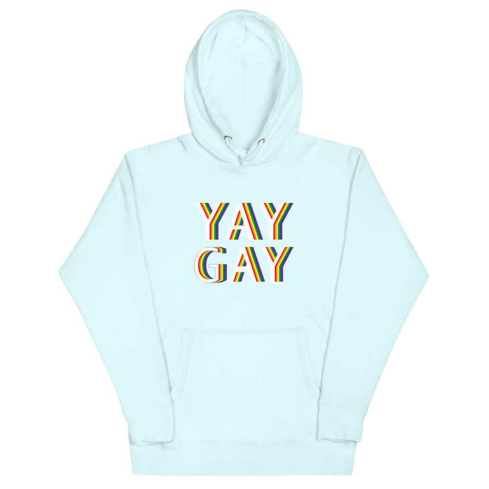 YAY GAY - Pride Layers - Unisex Hoodie