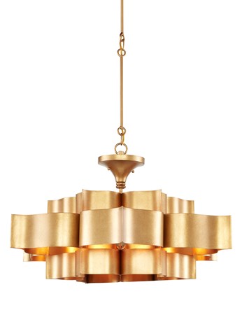 Grand Lotus 30 Gold Pendant Light