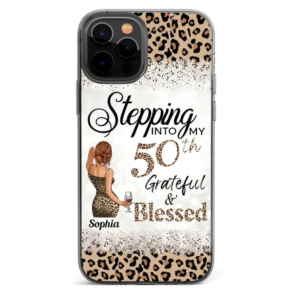 Personalized Clear Phone Case - 50th Birthday Gifts For Her