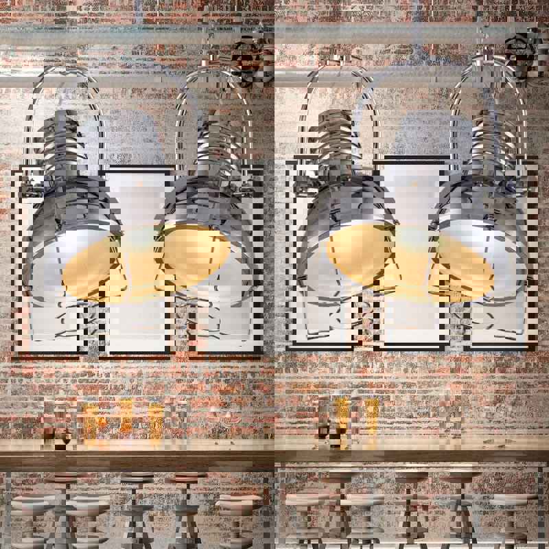 MIRODEMI® Iron Factory Vintage Pendant Light for Bar, Kitchen, Restaurant