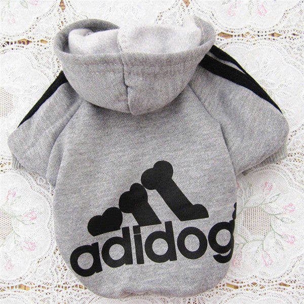 New Soft Cotton Cat Dog Clothes Pet Hoodie Coat Fashion Adidog Costume Warm Sweater Clothing for Small Dogs