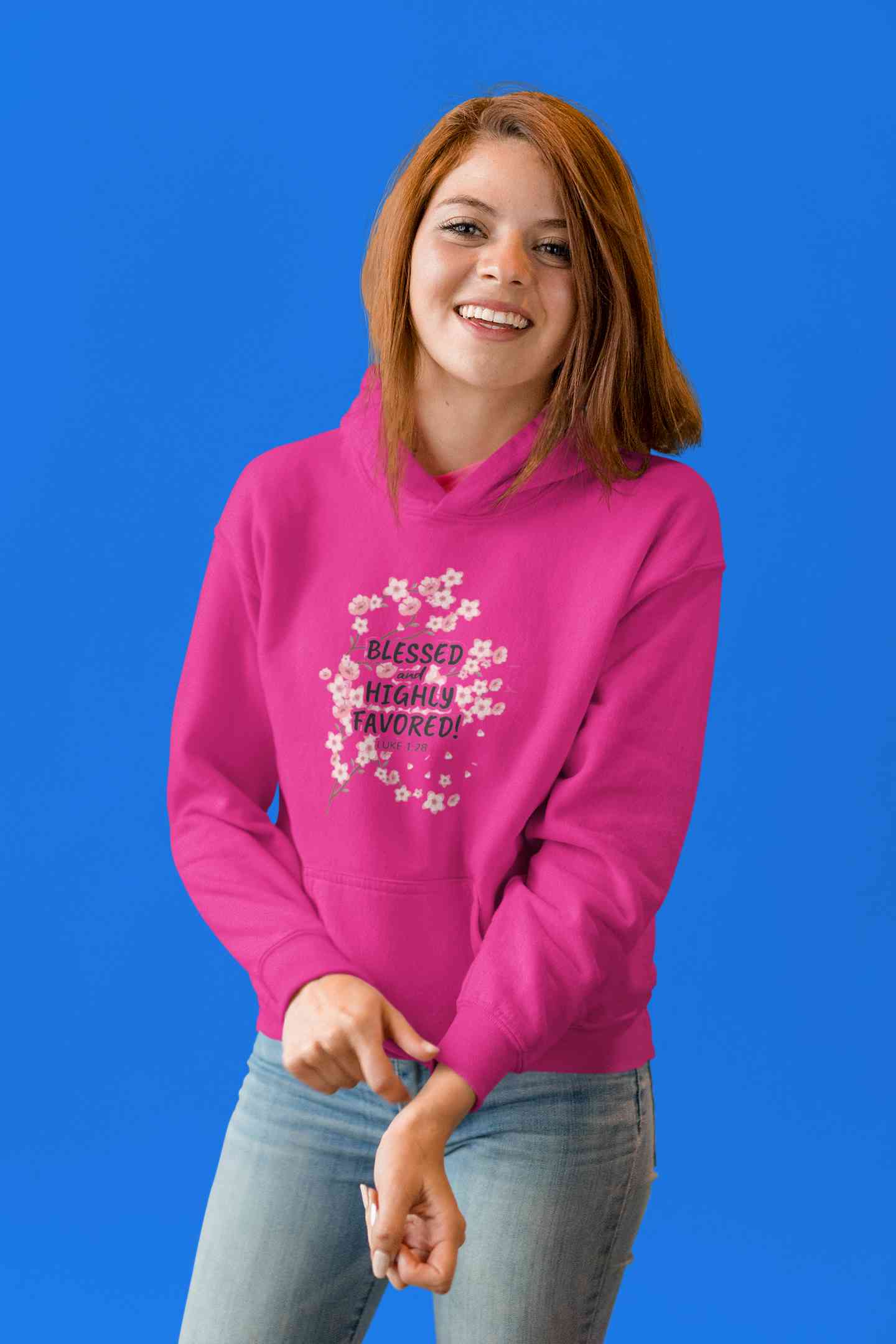 F&H Christian Blessed and Highly Favored Women's Hoodie