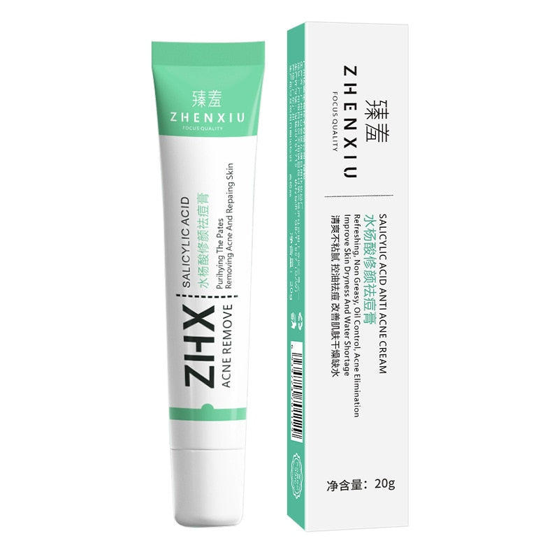 Lanthome Salicylic Acid Acne Cream - Blackhead Removal, Oil Control & Scar Whitening Face Treatment
