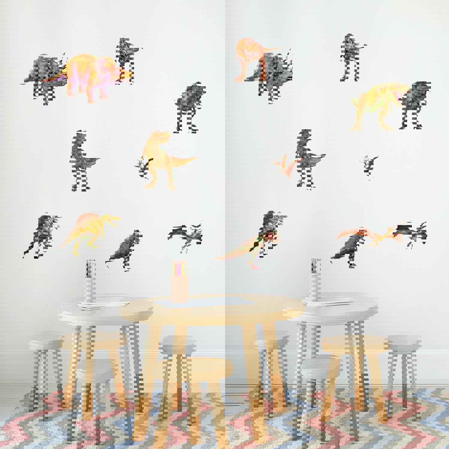 T-Rex and Friends Wall Decals