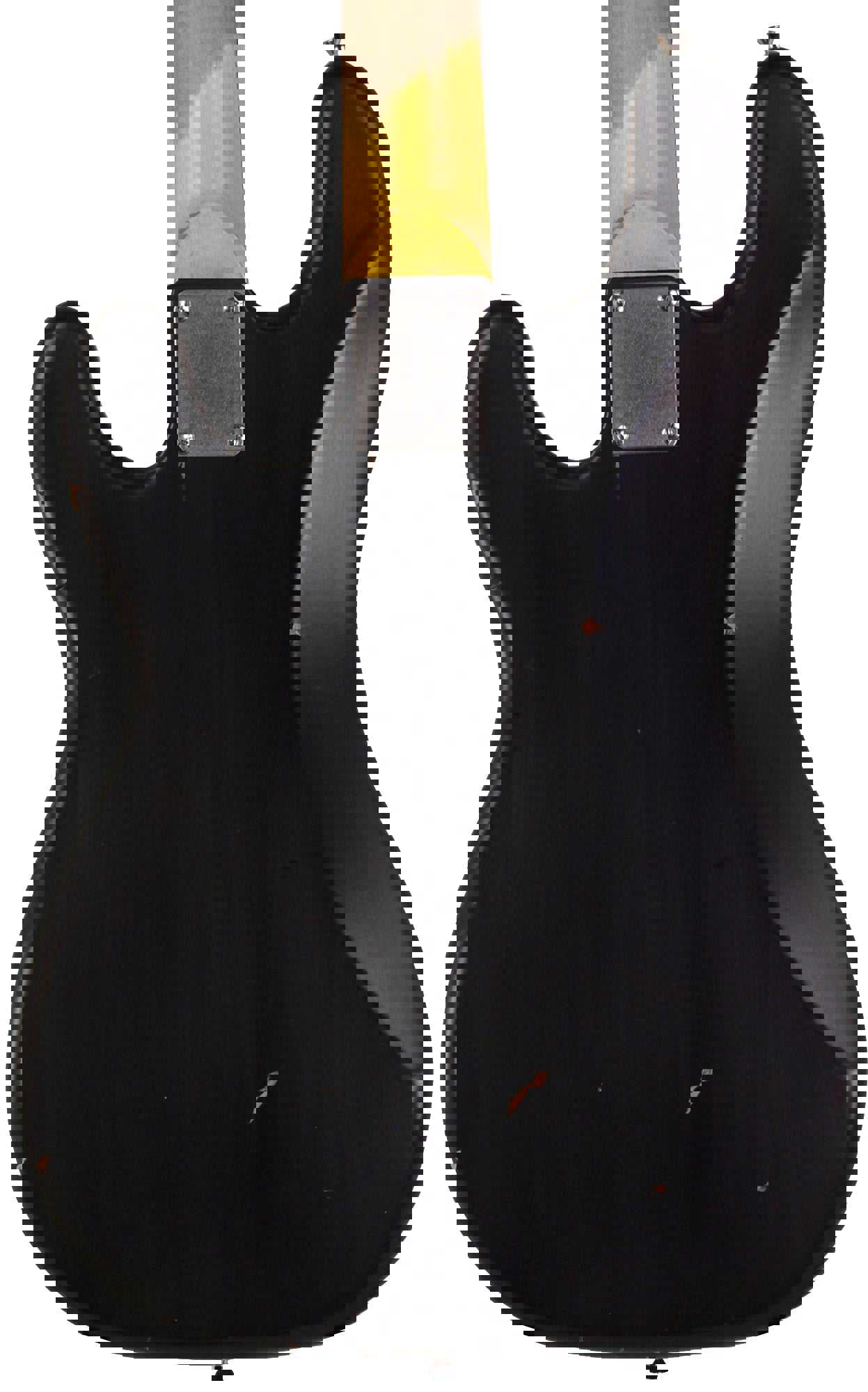 Nash PB-63 Bass Guitar - Black with Tortoise Shell Finish & Light Aging