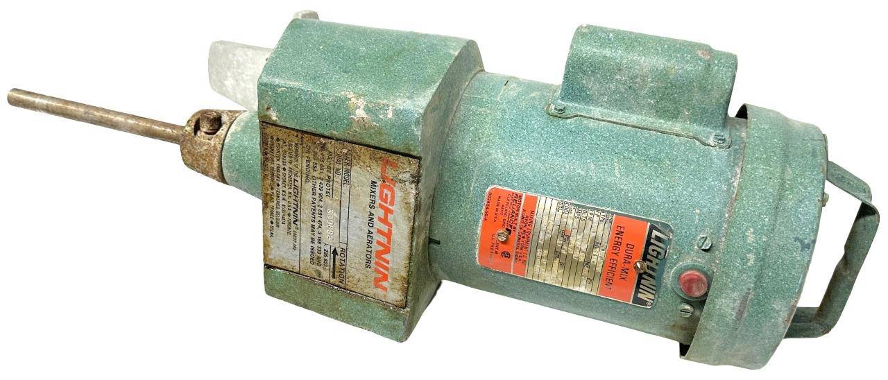 Lightnin XJ-30 Energy Efficient Mixer Aerator E77R3026N-UN Type CS 0.30 H.P.