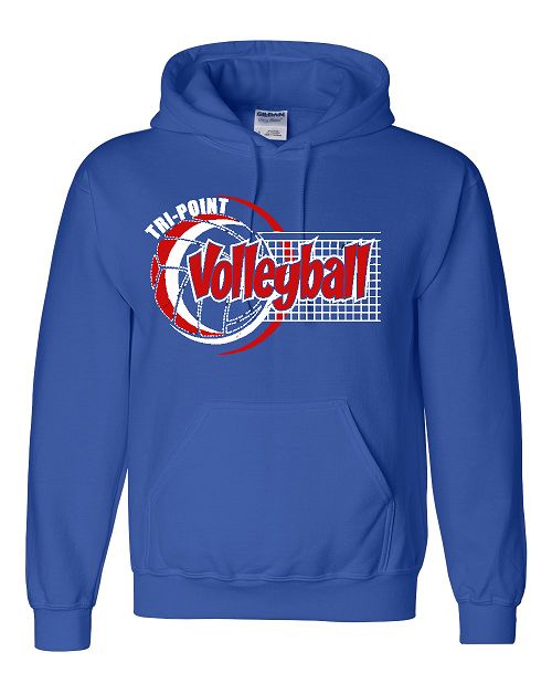 Tri-Point Volleyball Apparel - Royal Blue Unisex Shirts & Sweatpants