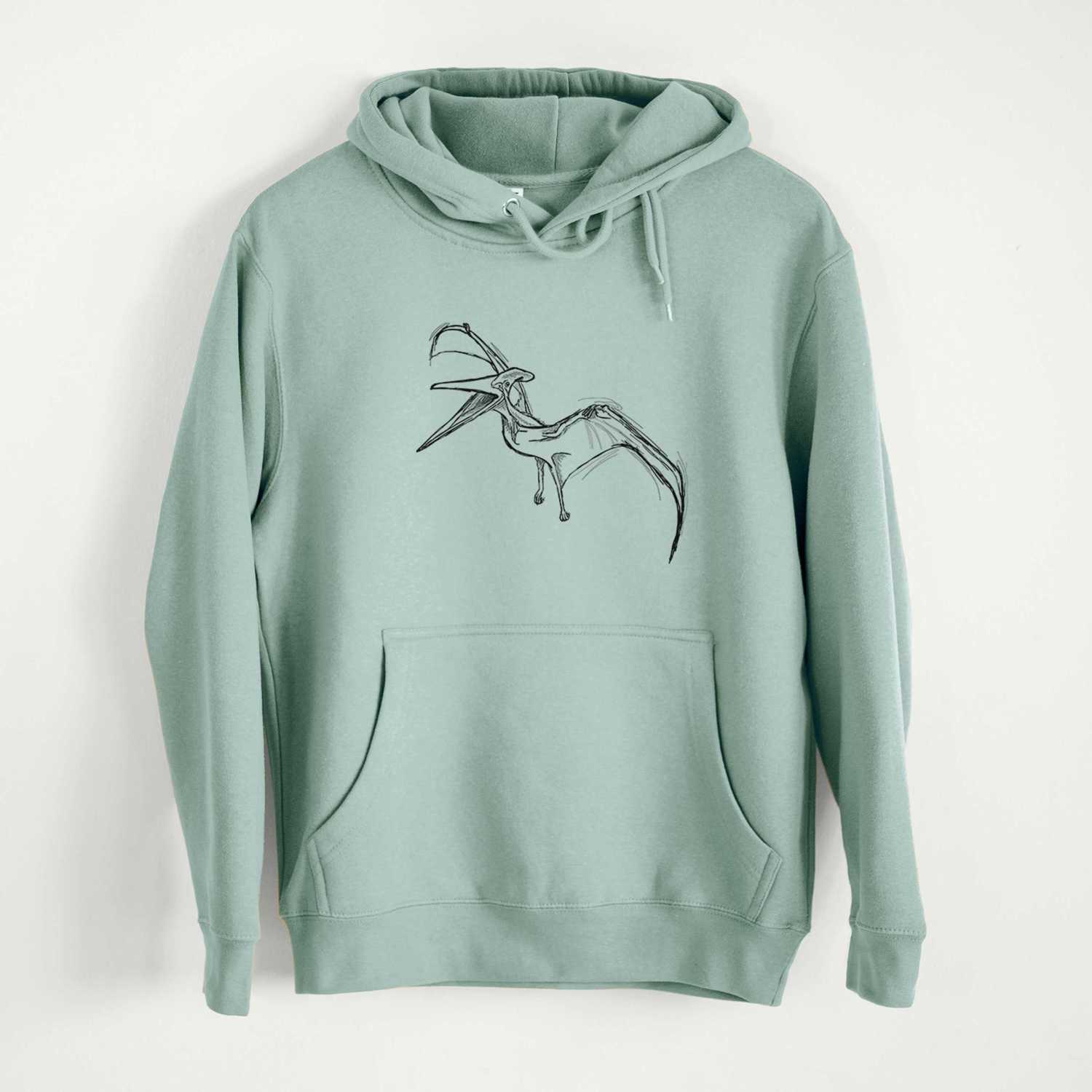 Pteranodon Longiceps - Mid-Weight Unisex Premium Blend Hoodie