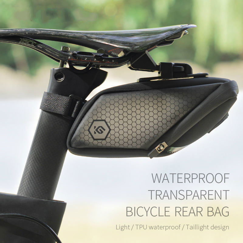 Waterproof Cycling Bicycle Saddle Bag with Reflective Strip for MTB & Road Bikes