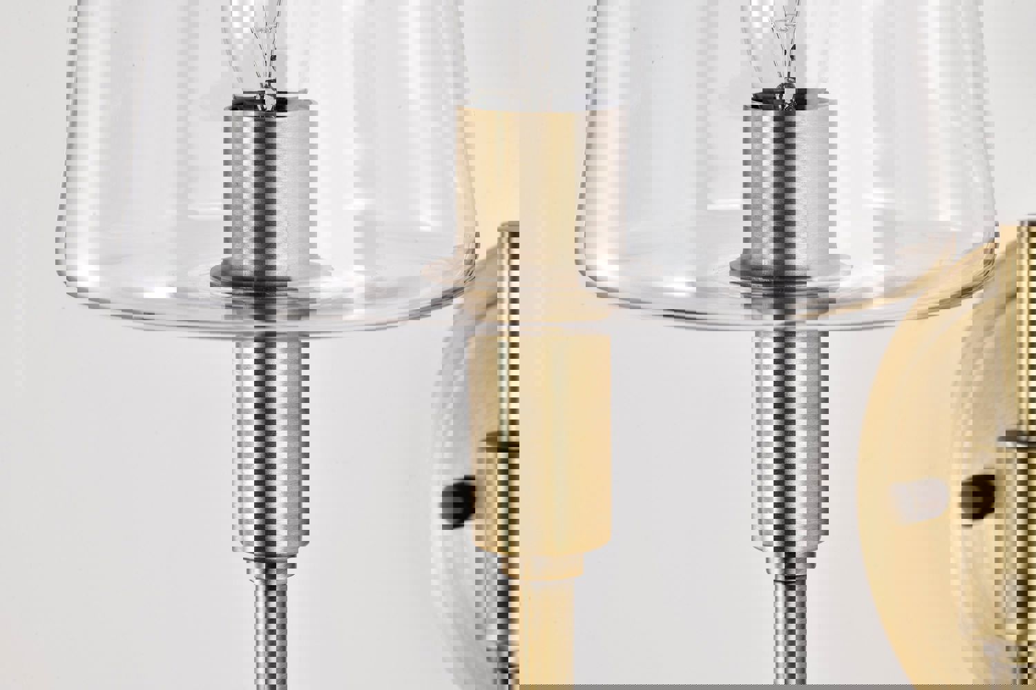 SATCO/NUVO Brookside 1 Light Sconce Vintage Brass Finish Clear Glass (60-7881)