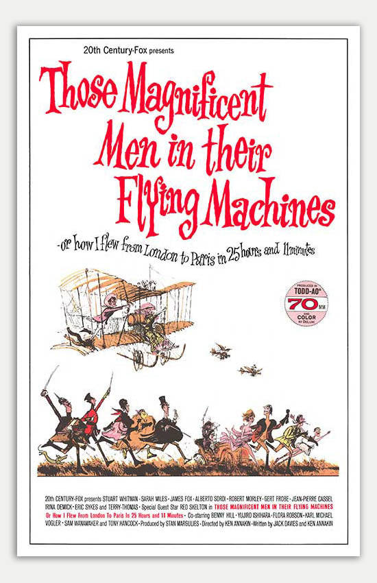 Those Magnificent Men in Their Flying Machines - 11 x 17 Movie Poster (1965 Reprint)