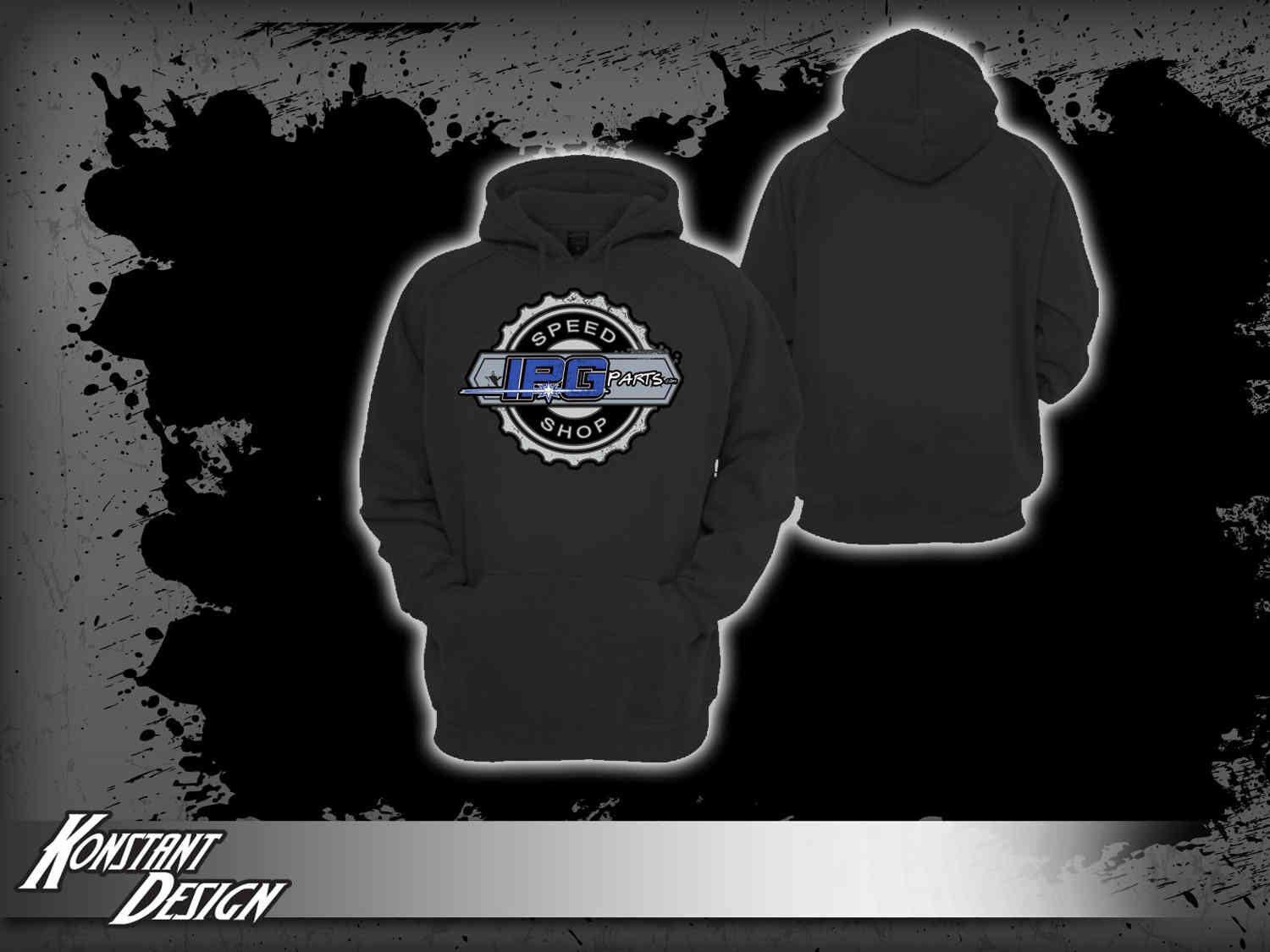 IPGparts.com Speed Shop Hoodie, Black