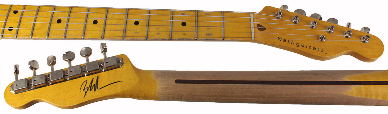 Nash T-52 Guitar, Army Green, Light Aging - Vintage Tele Model with Modern Features