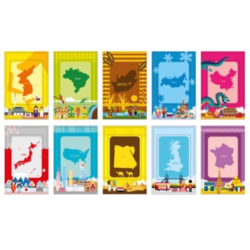 Korean Polaroid Border Stickers - 10pcs Set for Photo Decoration