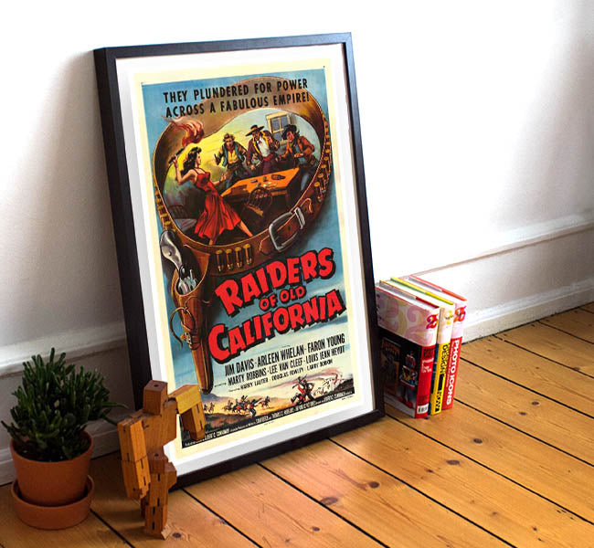 Raiders Of Old California - 11 x 17 Movie Poster (1957 Reprint, Western Genre)