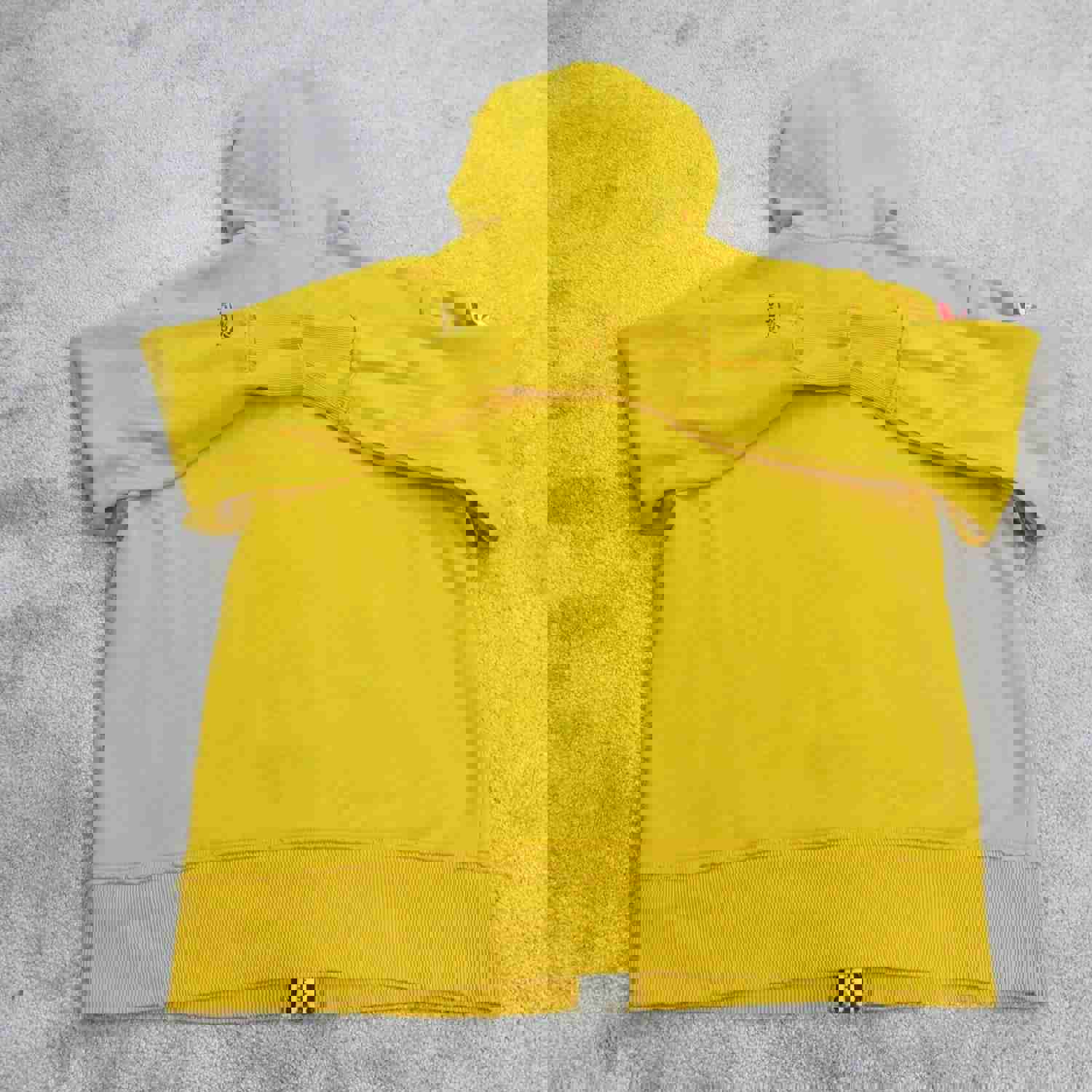 NFL Men's Full Zip Hoodie Sweatshirt - Yellow, Size Large