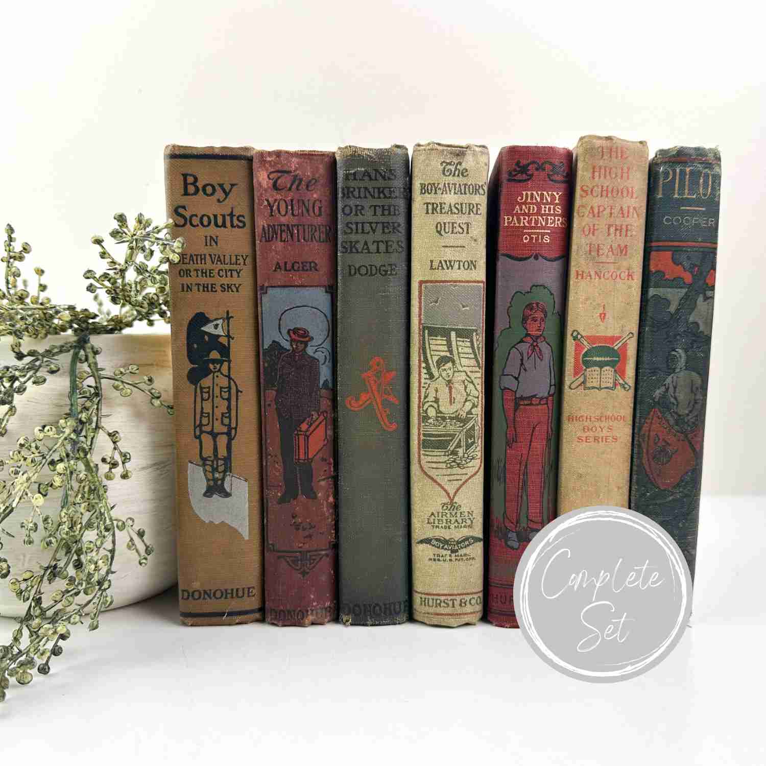 Vintage Book Bundle for Home Decor