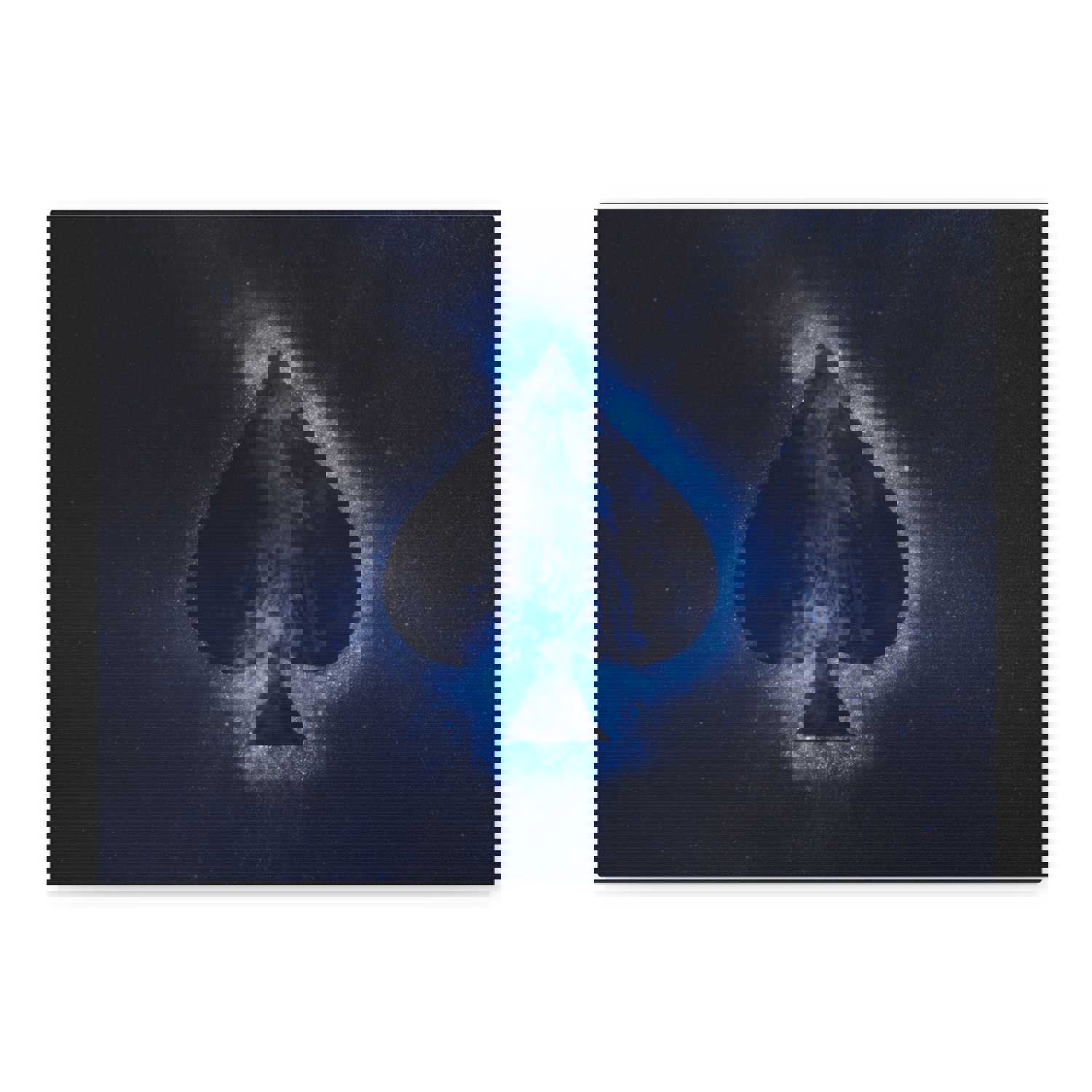 Abstract Spades Playing Card Canvas Wall Art for Home Decor