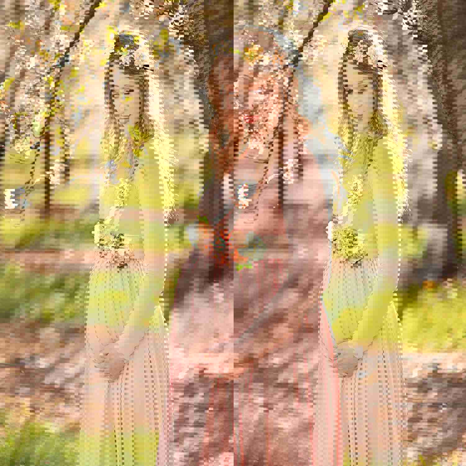 Little Sweet Peach Maternity Sash Kit for Baby Shower