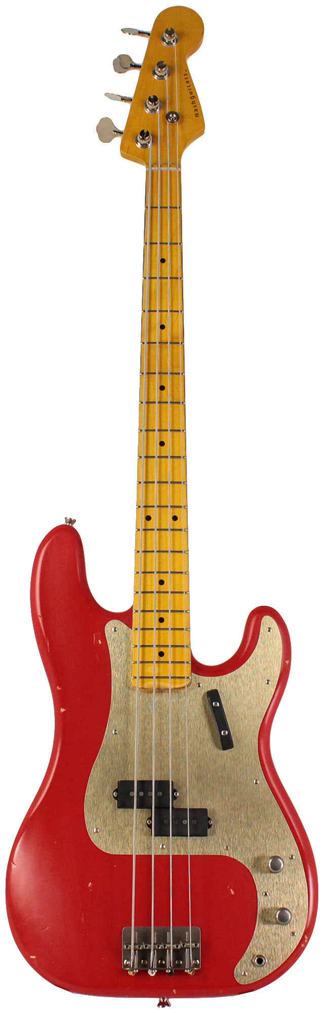 Nash PB-57 Bass Guitar, Dakota Red, Light Aging, Alder - Vintage Feel with Modern Features