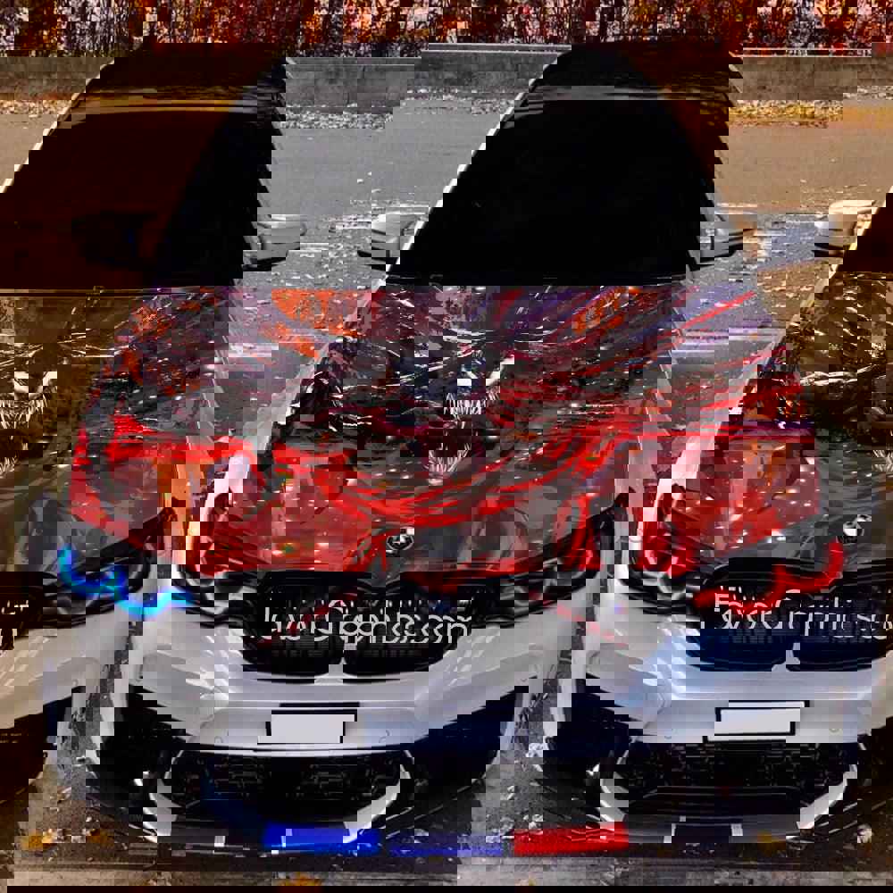 Venom Itasha Car Vinyl Hood Wrap Decal Sticker