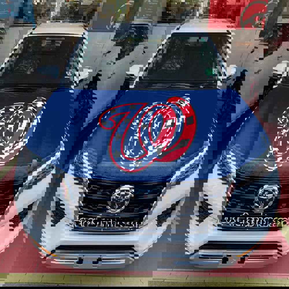 Washington Nationals Itasha Car Vinyl Hood Wrap Decal Sticker