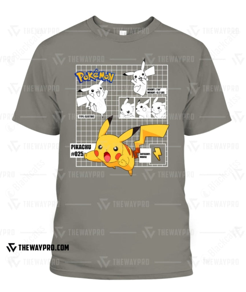 PKM Pikachu #025 Custom Graphic Apparel - Unisex Cotton T-Shirt