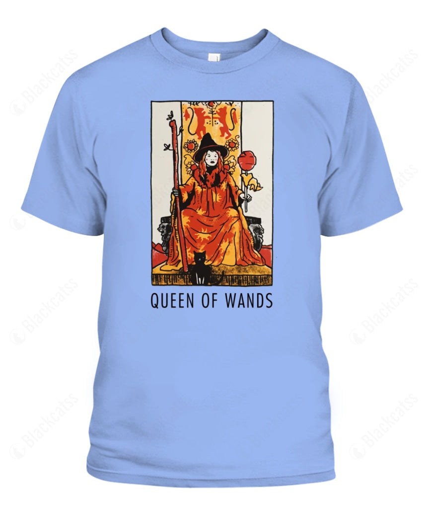 Hocus Pocus Tarot Card Queen Of Wands Custom Graphic Apparel