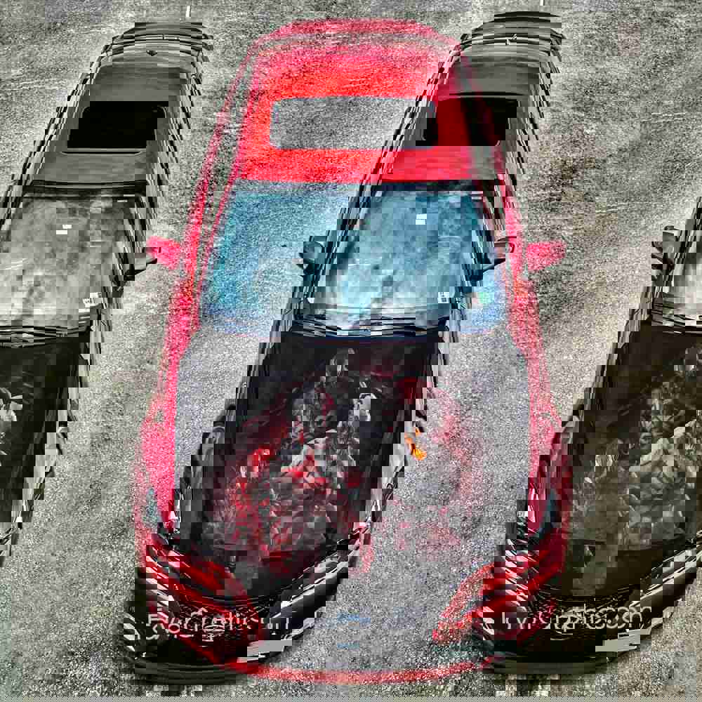 Venom Itasha Car Vinyl Hood Wrap Decal Sticker