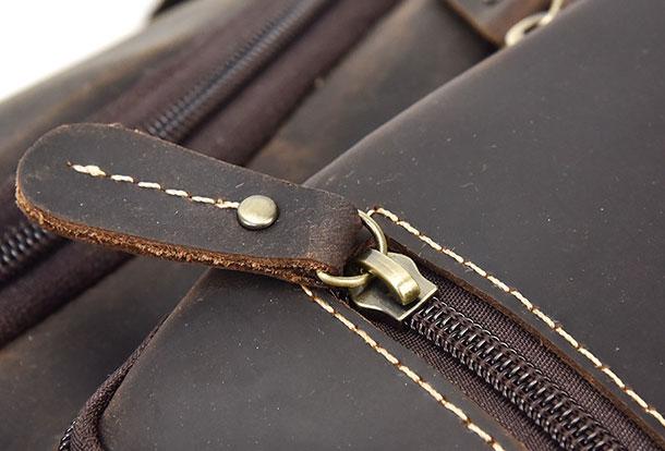Genuine Leather Cool Chest Bag CrossBody Sling Bag for Men